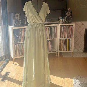 Sag Green Bridesmaids Dress